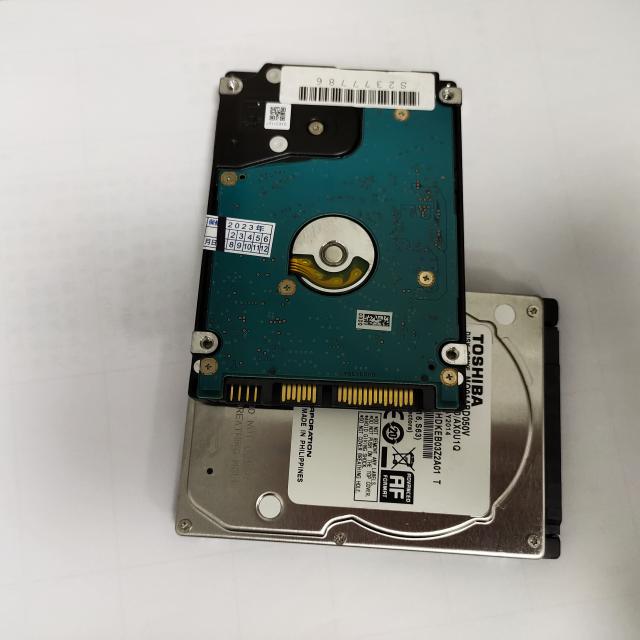 Enterprise hard drives stacked on clean white background